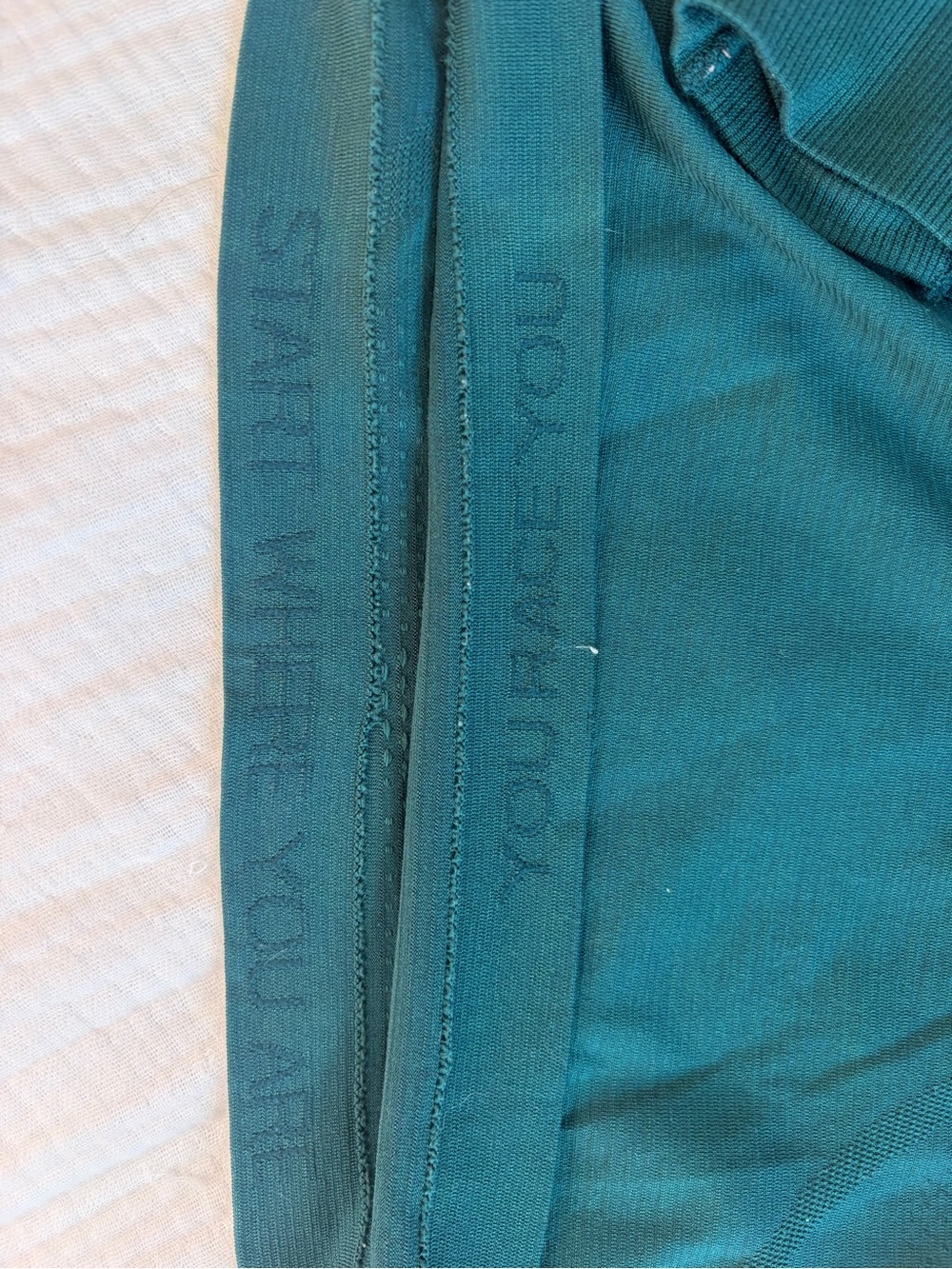 lululemon athletica Teal Long-Sleeve Performance Top - Picture 4 of 6